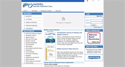 Desktop Screenshot of maxwellsci.com